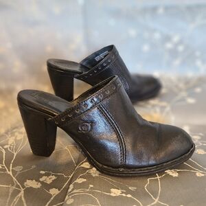 Born Leather Clog Mules